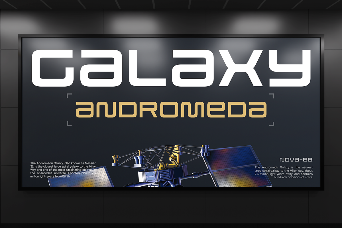 TRT Makron Futuristic Geometric, a Sans Serif Font by truetype (Photo 13 of 15)