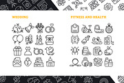 Collection Lines Icons (430+), an Outline Icon by ToozDesign (Thumbnail 16 of 18)