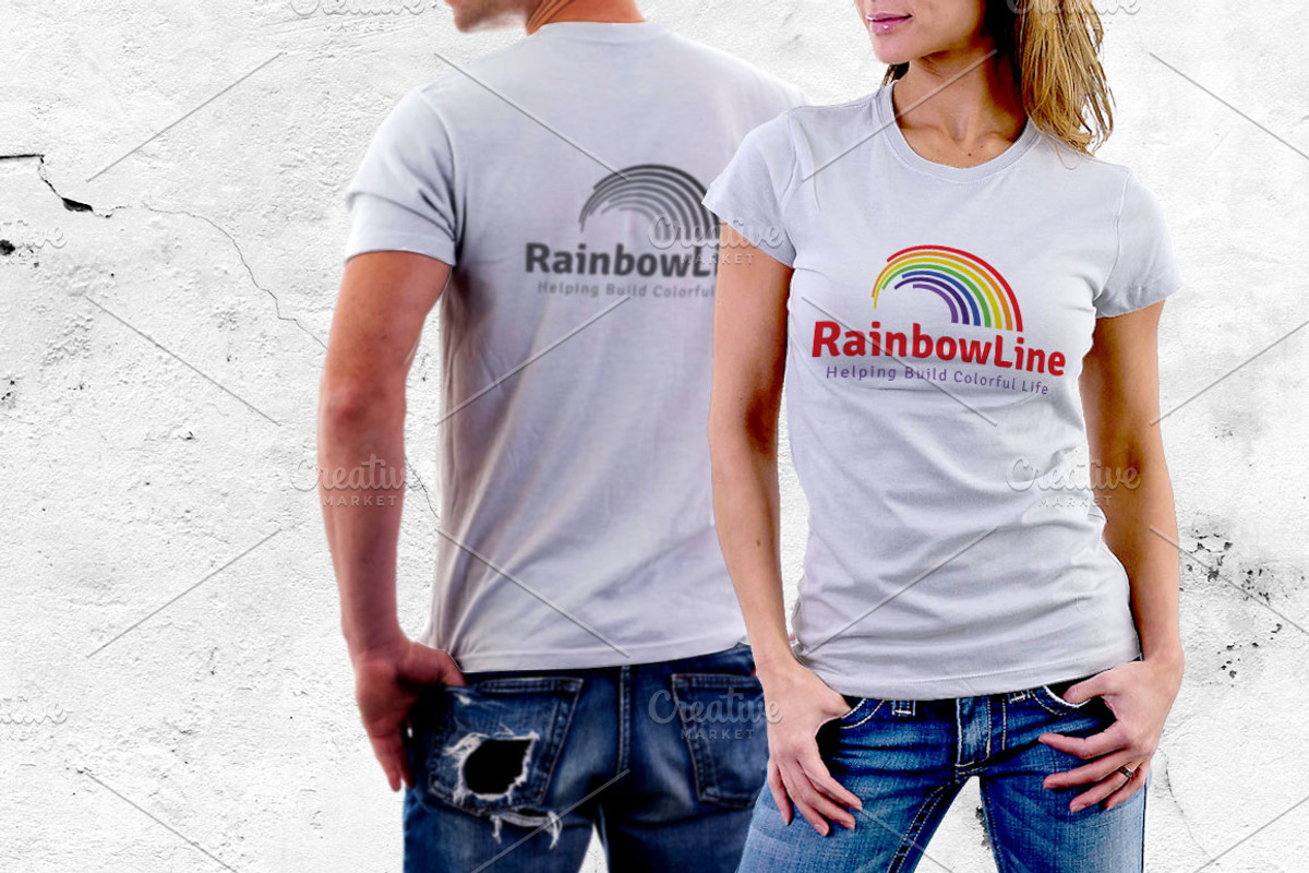 Rainbow Line Logo, a Branding & Logo Template by ArtFusion (Photo 3 of 5)