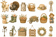Farm Animals Clipart, an Animal Illustration by Villa 11 Estudio (Thumbnail 3 of 7)