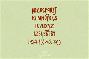 BUNGALOW HAND DRAWN FONT