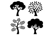 Tree Silhouette Vector Collection, an Illustration by Creativeshirt (Thumbnail 3 of 7)