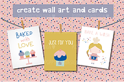 Lets Bake clipart set, an Illustration by Poppymoondesign (Thumbnail 2 of 3)