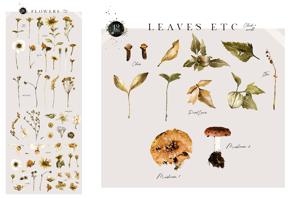 The Amazing Watercolor Bundle, an Object Illustration by Creativeqube Design (Photo 36 of 75)