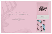 Illustration of animals 02, a Card Template by Isbela  (Thumbnail 1 of 5)