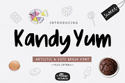 Kandy Yum Font, a Font by YandiDesigns (Thumbnail 1 of 5)