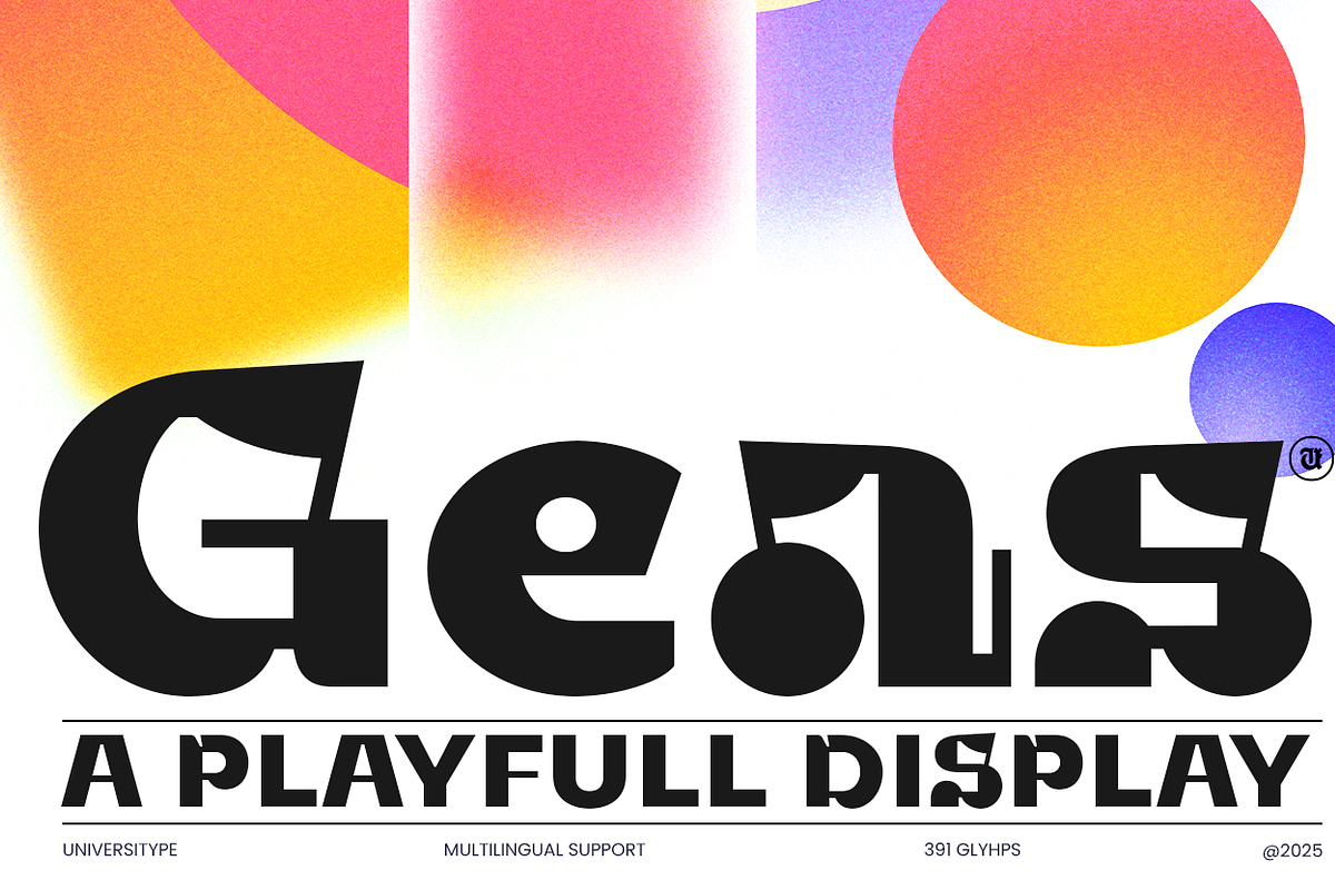 UT Geas Display, a Sans Serif Font by Universitype (Photo 1 of 12)