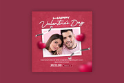 Happy Valentine's Day Post Template, a Social Media Template by Saman Osama (Thumbnail 3 of 3)