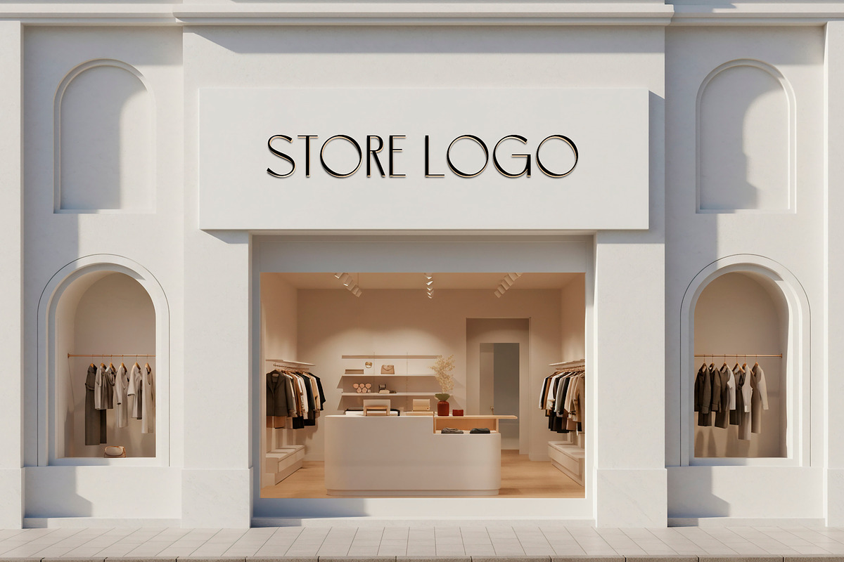 Aesthetic Boutique Storefront Mockup, a Mockup by Julia Anderi - Studio (Photo 2 of 2)
