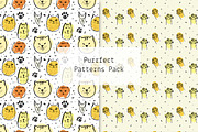 Purrfect Patterns Pack, a Pattern Graphic by Lyolya Profitrolya (Thumbnail 1 of 3)