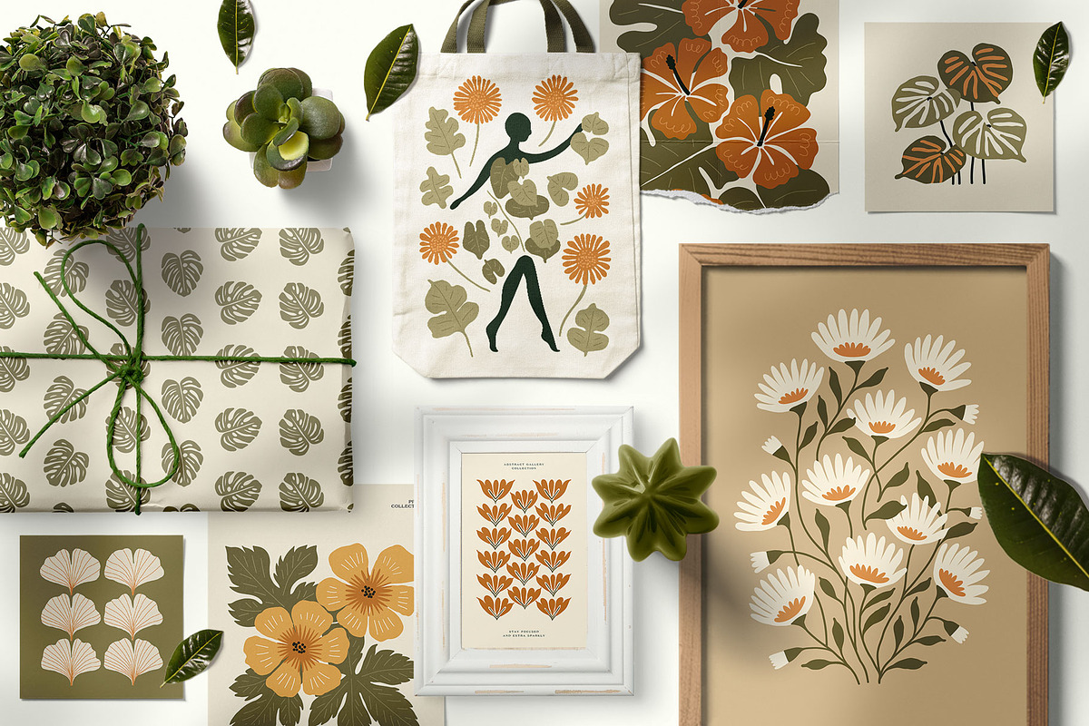 Tropical Flora | Wall Art Creator, an Object Graphic by Leleka.Store (Photo 2 of 20)