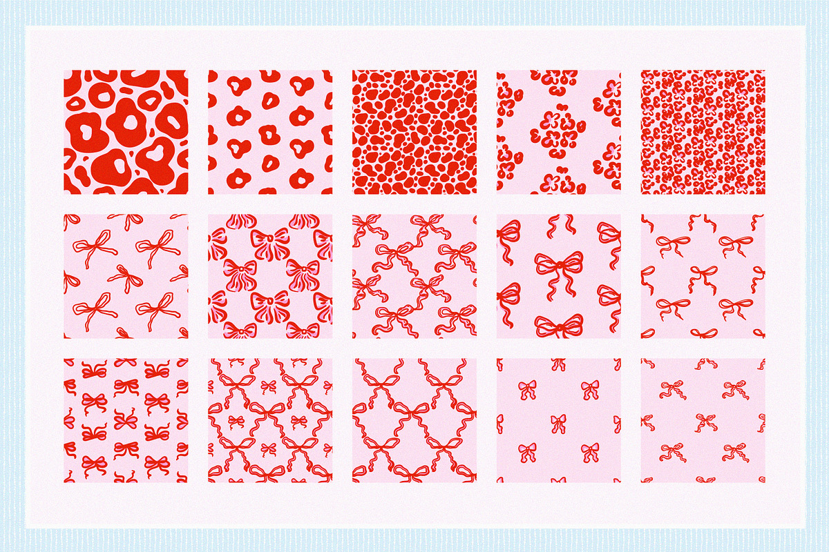 135 Whimsical Patterns and Clip Art, a Pattern Graphic by Leila Divine (Photo 11 of 23)