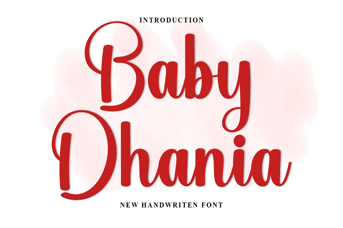 Baby Dhania, a Handwritten Font by FreshTypeINK (Photo 1 of 7)