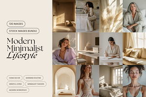 Modern Minimalist Lifestyle Images, a Person Photo by Luna Studio