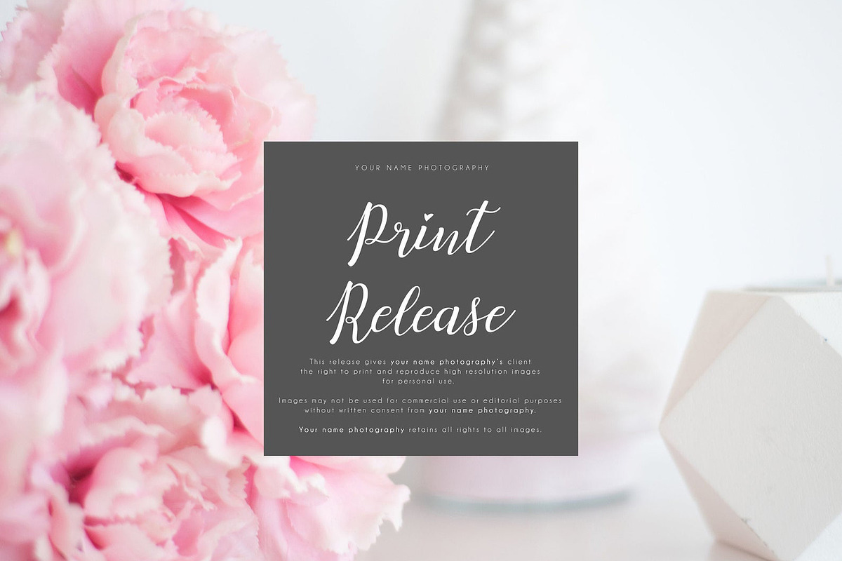 Print Release Template, a Social Media Template by daintydarling