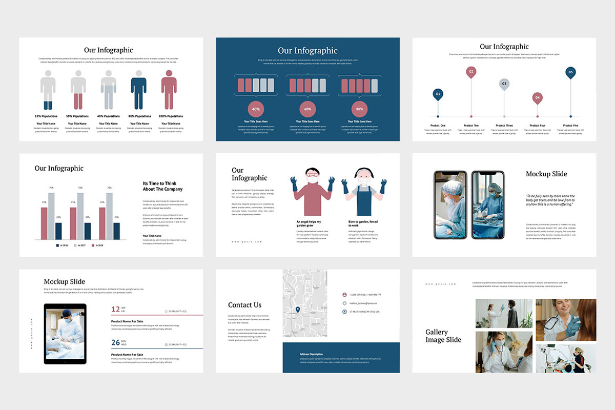 Qovia : Medical Google Slides, a Presentation Template by Punkl Camp (Photo 4 of 9)