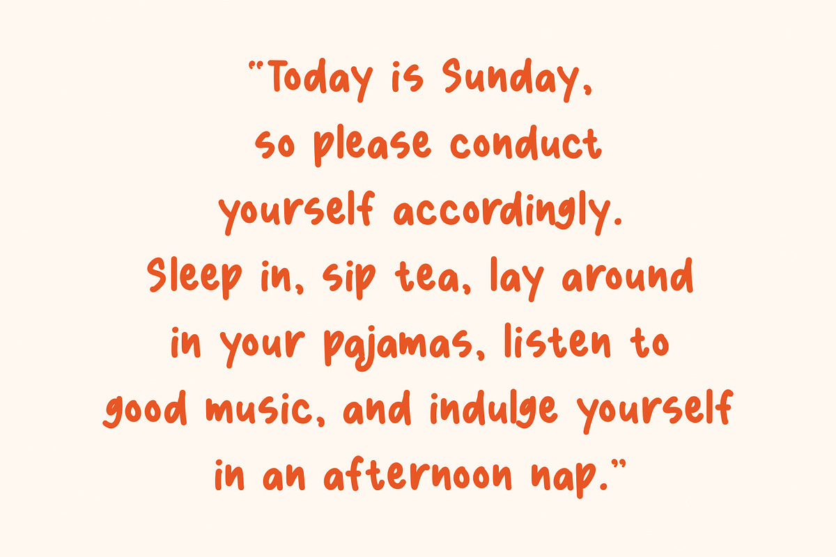 Sunday, a Handwritten Font by Mozatype (Photo 2 of 7)