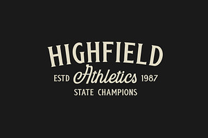 Birchfield A Vintage Spur Serif