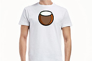 Cartoon Coconut Vector Clipart Set, a Food Illustration by newminddesign (Thumbnail 2 of 8)