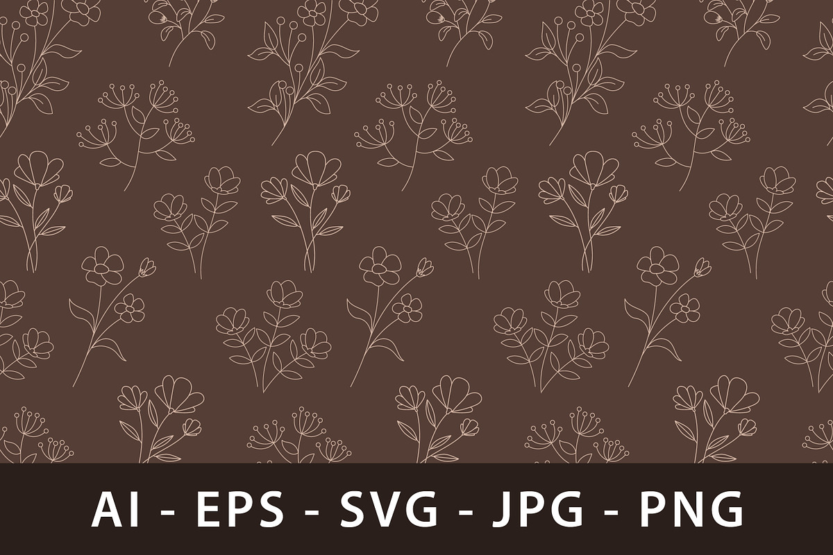 Seamless Pattern Line art, a Pattern Graphic by Saba Vector (Photo 1 of 3)