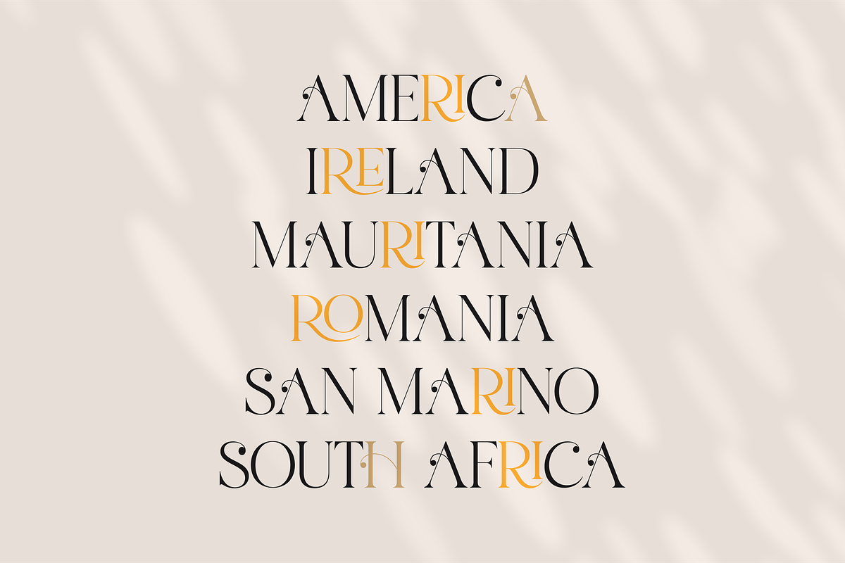 Sarasvati - Serif Display Font, a Serif Font by Artchitype Studio (Photo 10 of 14)