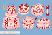 Birthday cakes, a Food Illustration by Twisted Tail (Thumbnail 5 of 7)