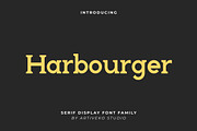 Harbourger Serif Font Family, a Serif Font by Artiveko (Thumbnail 1 of 8)