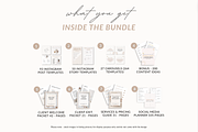 Virtual assistant Canva templates, a Social Media Template by Cate Creates (Thumbnail 4 of 12)