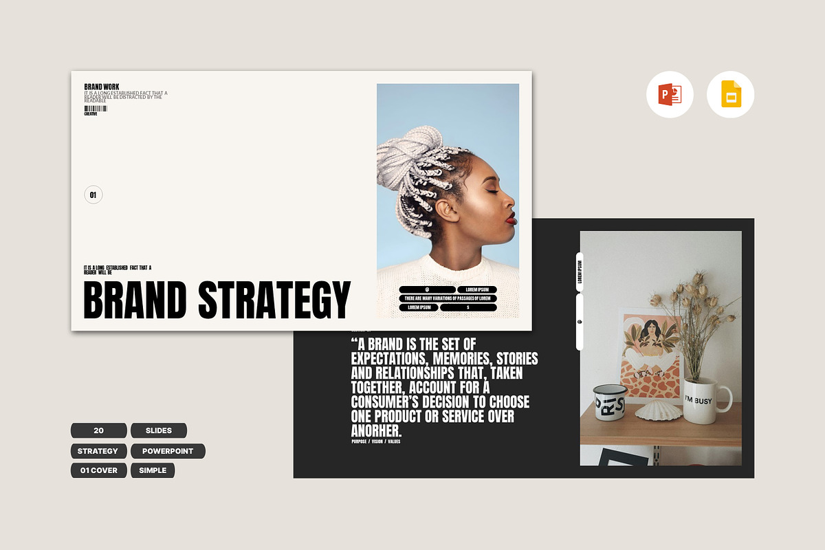Brand Strategy Presentation Template, a Presentation Template by PrintIdea (Photo 1 of 8)