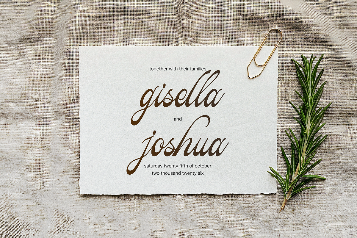Pitholica Delicate Classic Script, a Script Font by gracetype_studio (Photo 3 of 11)