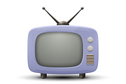 Retro TV Vector Illustrations, an Object Graphic by Gomolach (Thumbnail 8 of 9)