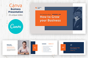 Business Profile Presentation Canva