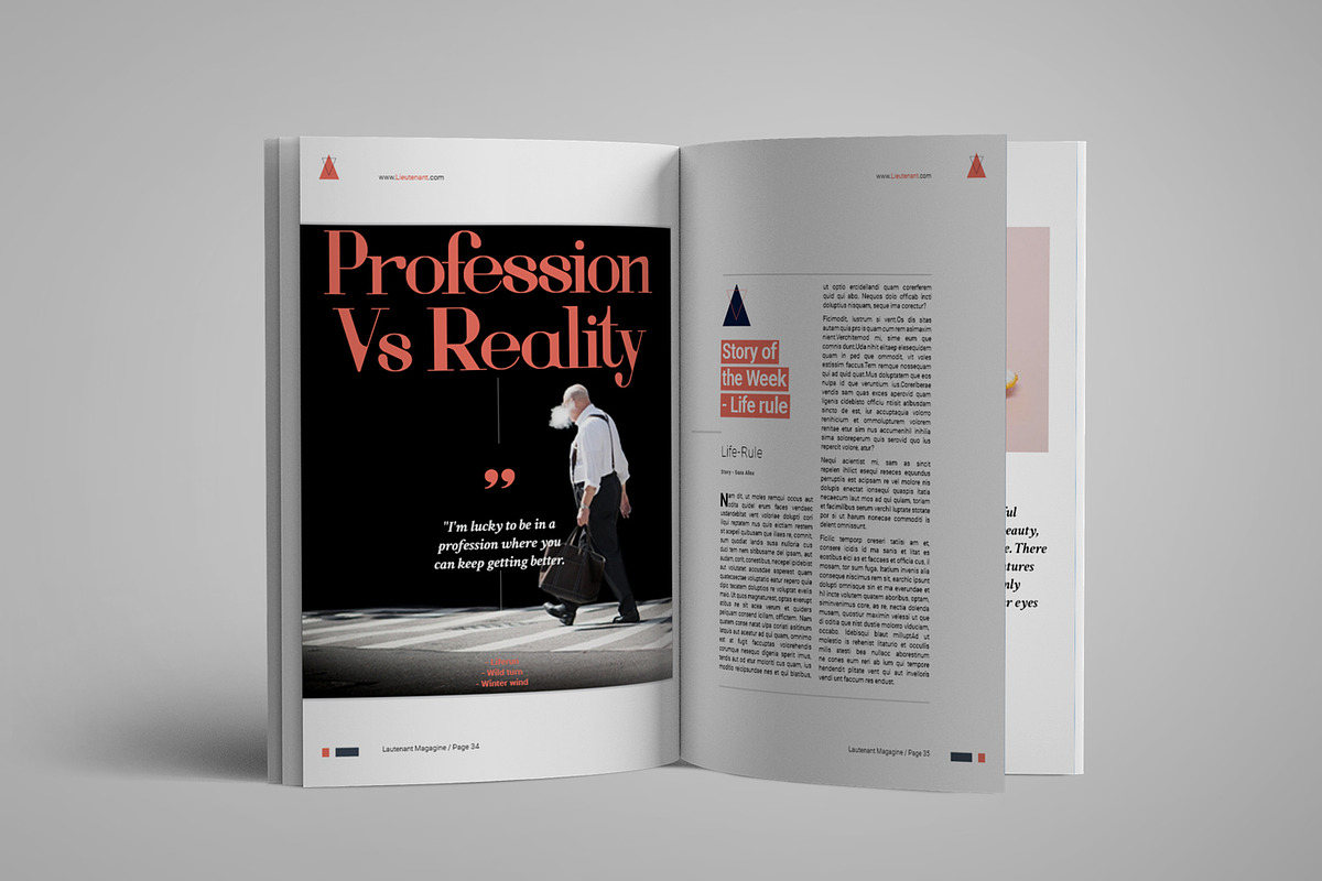 Lieutenant Magazine, a Magazine Template by Elite_Standard (Photo 14 of 14)