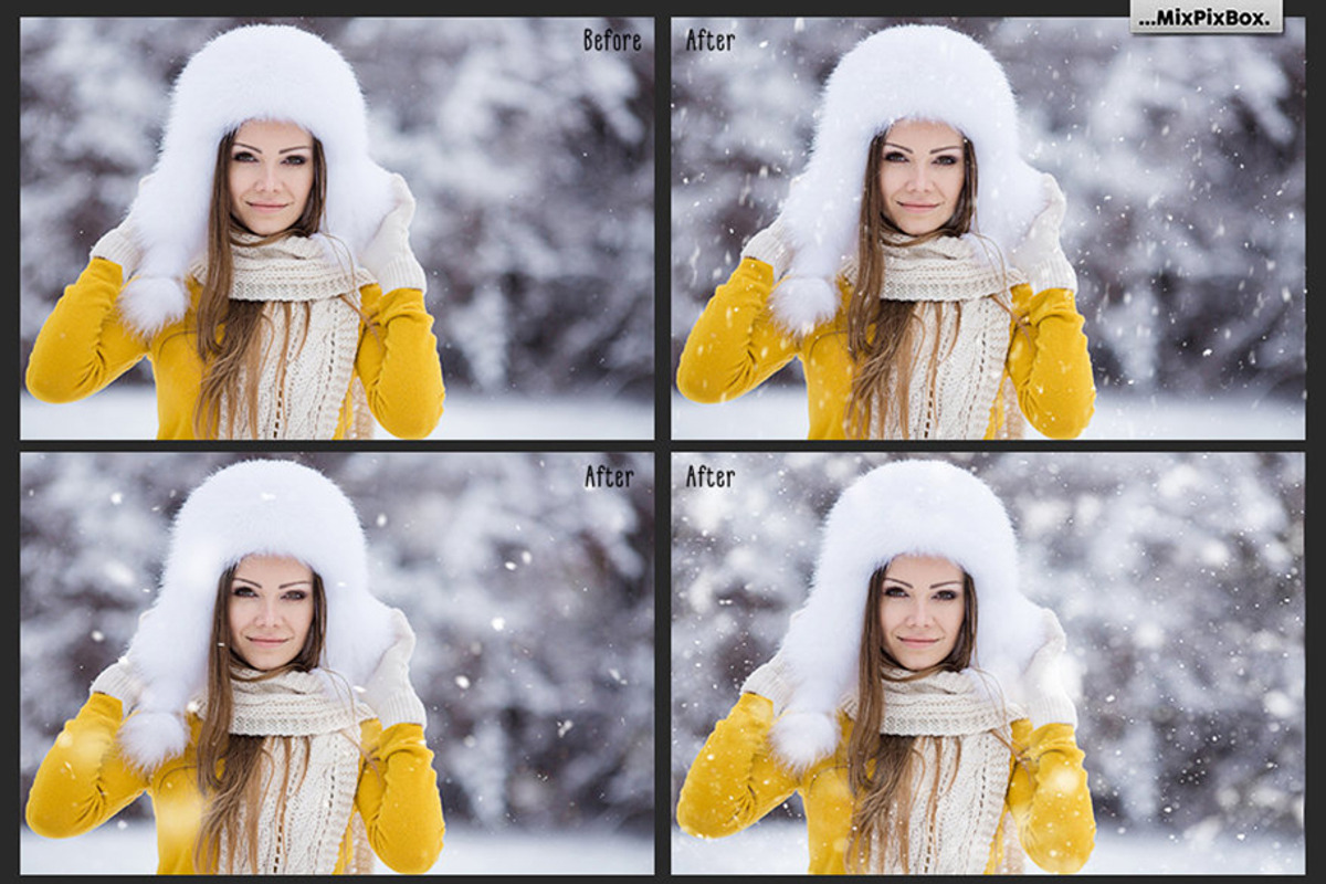 Realistic Snow Overlays preview 4