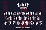 Cathedrave – Gothic Blackleter Font, a Blackletter Font by Letterara (Thumbnail 12 of 15)
