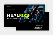 Healfixs Gym PPTX Presentation, a Presentation Template by Kren Studio (Thumbnail 3 of 8)