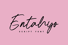 Entahyo -Script Font