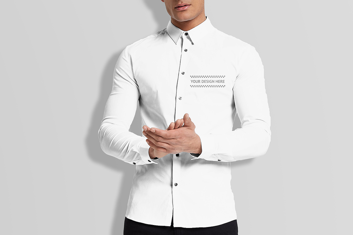 Shirt Logo Branding Mockup, a Shirt Mockup by Jinro (Photo 5 of 6)