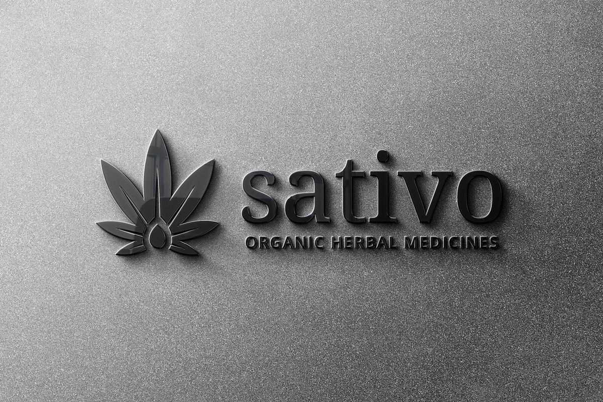 Sativo Cannabis Hemp Marijuana Logo, a Branding & Logo Template by Tovarkovdesign (Photo 3 of 6)