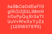 Upside Handwritten Outline Font, a Script Font by Jacob deCastro (Thumbnail 2 of 5)