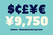 Ralton - Rounded Inktrap Font, a Sans Serif Font by Graptail (Thumbnail 12 of 14)
