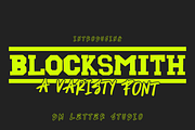 Blocksmith, a Serif Font by Dm Studio (Thumbnail 1 of 10)