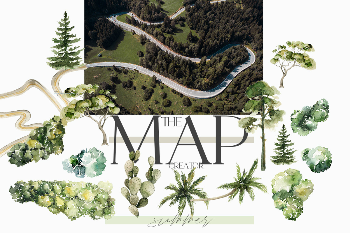 Map creator Wedding City street, a Decorative Illustration by 60secondsArt (Photo 8 of 15)