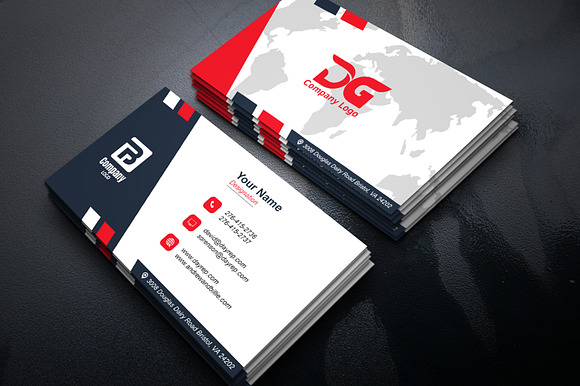 Office Staff Business Card Template preview 7