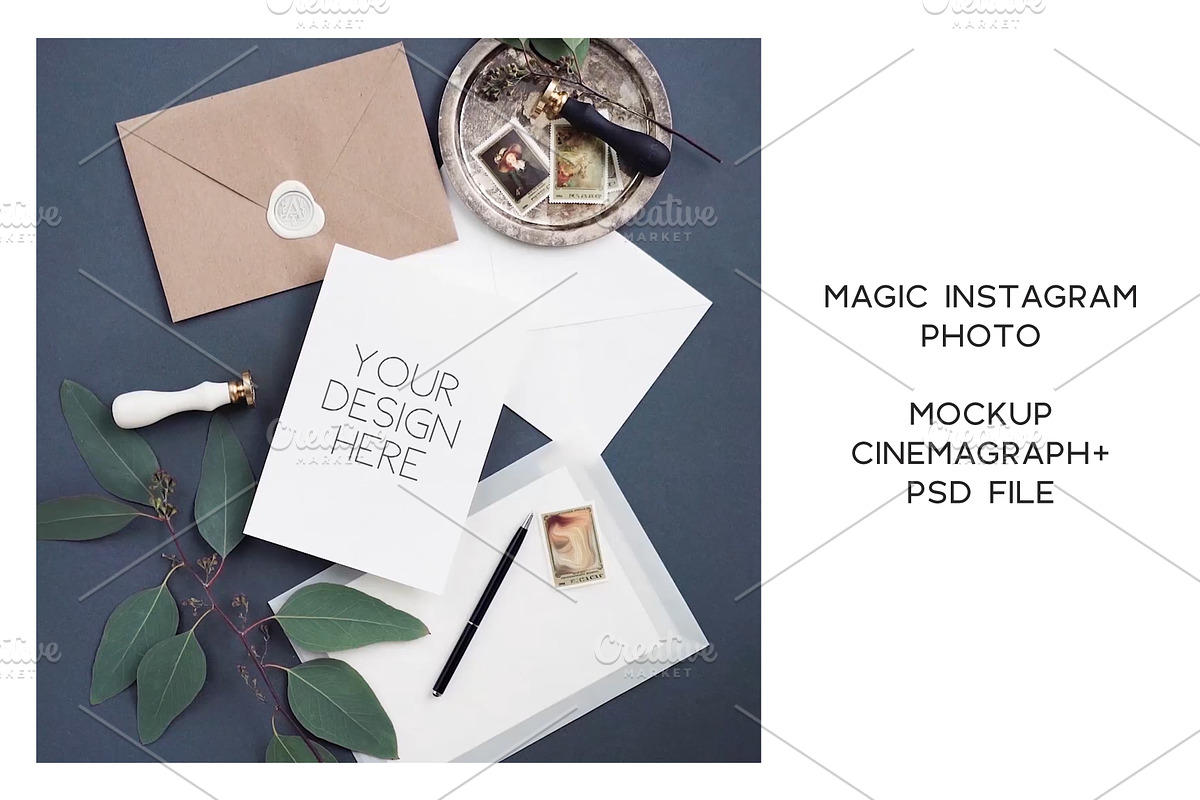 Animated Instagram photo.Mockup #1, a Social Media Template by Una Matison (Photo 2 of 3)