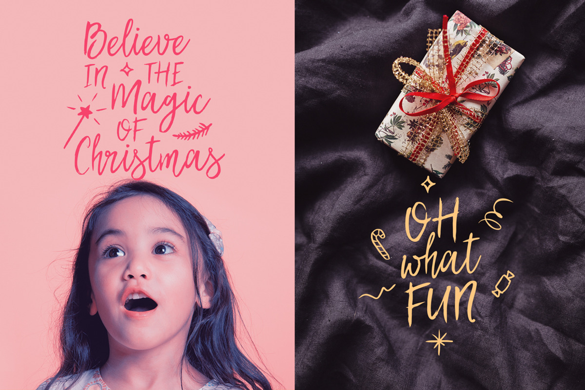 My Dear Santa Font + Extras preview 2