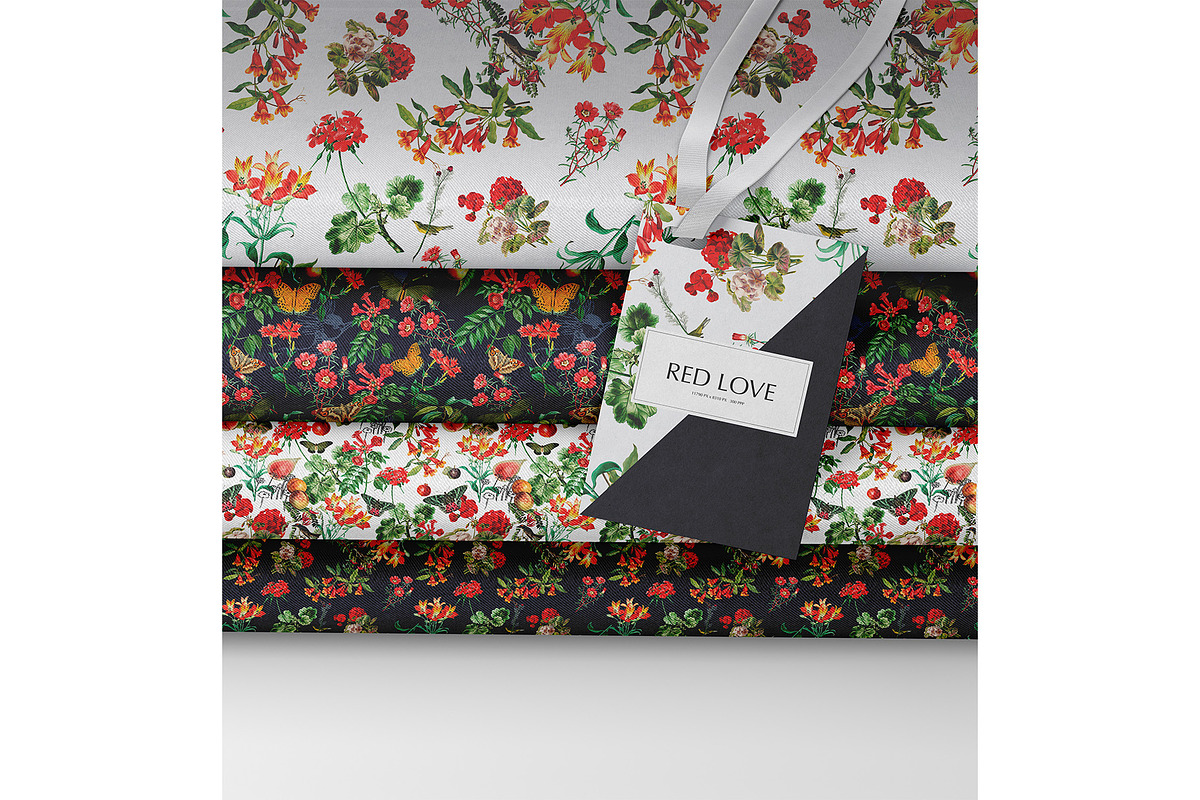 Red Love, a Pattern Graphic by ElicoelhoDesign Shop (Photo 3 of 4)