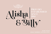 Dolge Serif Font-Modern/Vintage Font, a Serif Font by GlitzyGrapix (Thumbnail 8 of 15)