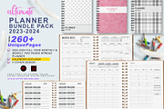 Ultimate Planner Bundle 2023-2024, a Stationery Template by ROJI CREATOR (Thumbnail 1 of 9)