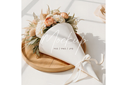 Elegant Floral Paper Cone Mockup, a Product Mockup by TatiMockup (Thumbnail 1 of 3)